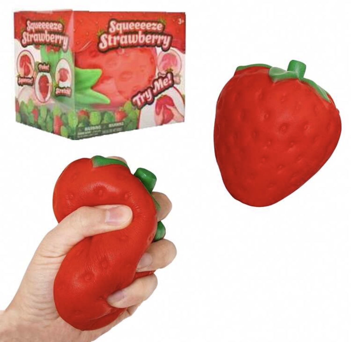 STRAWBERRY SQUISH TOY